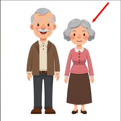 grandmother (grandma) 插图